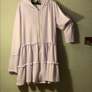 NWT Bongo pink jacket/dress with zipper.